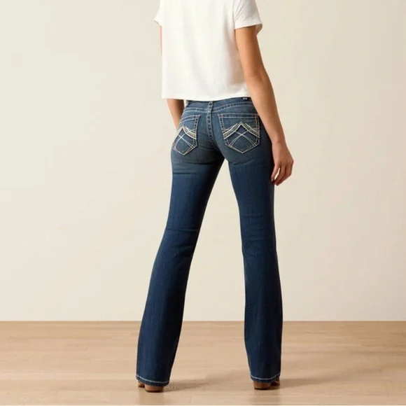 Ariat Mid Rise Bootcut Jean - Picture 2 of 5